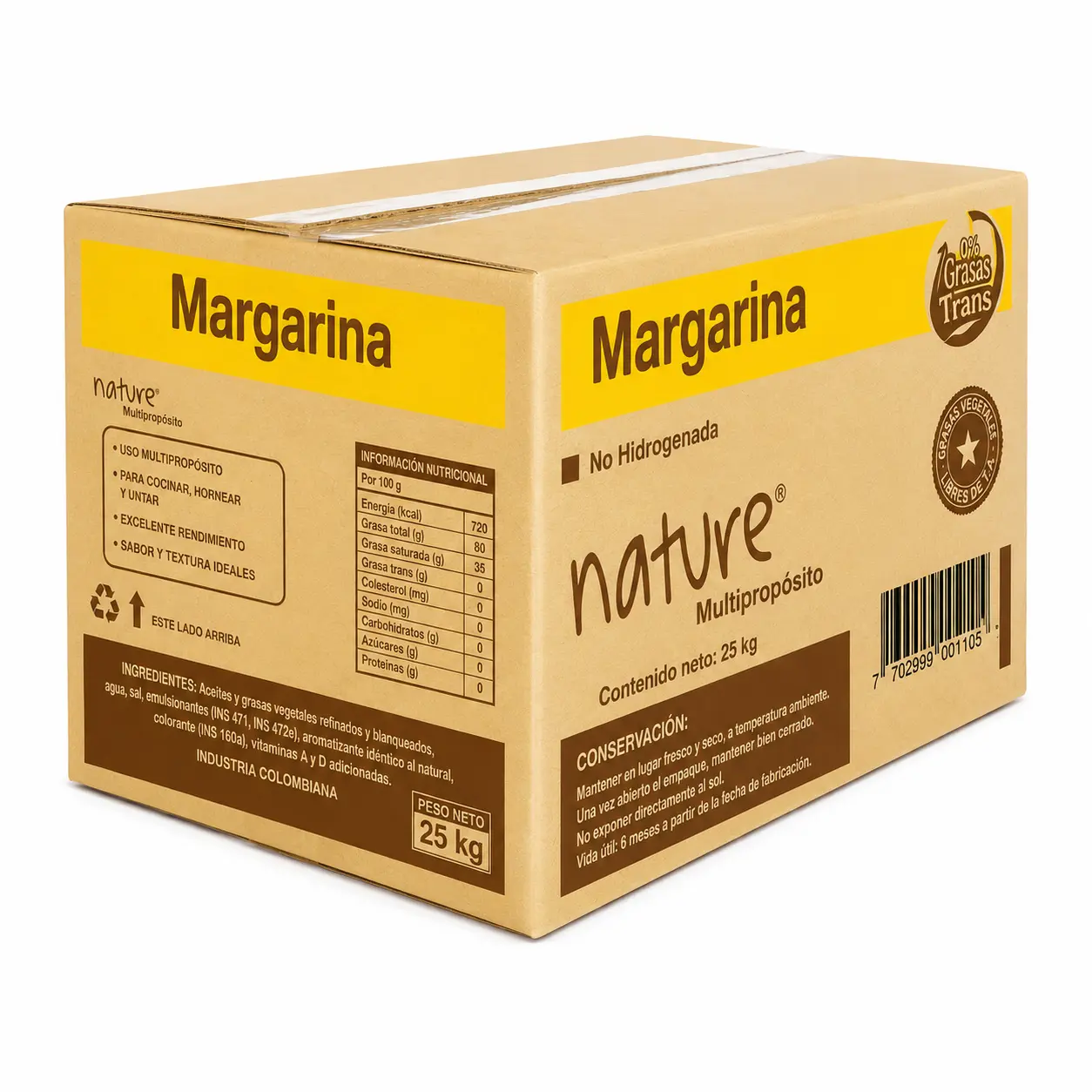 Margarina Multipro 25K Nature